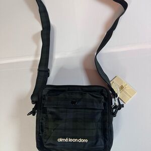 Aime Leon Dore x New Balance Black  and green Crossbody Bag